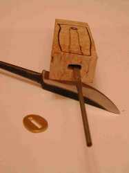Нож для резьбы по дереву Carpenter (всадной монтаж клинка)